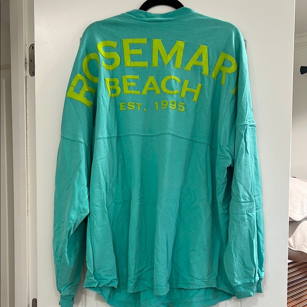 Teal Long Sleeve Sweatshirt - Picture 2 of 2